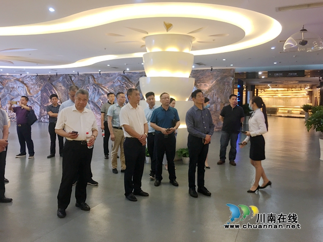 重庆市工商联企业考察团深入考察江阳区招商环境(图2)