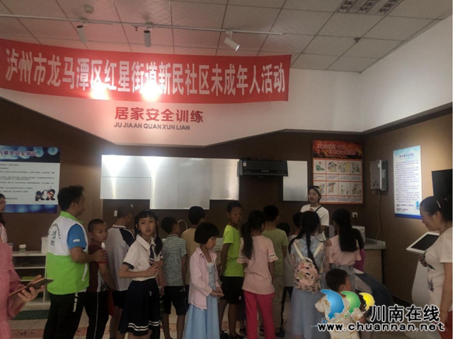 龙马潭区红星街道新民社区开展未成年人安全教育主题活动(图1)