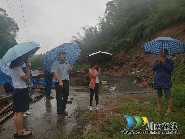 纳溪区自然资源和规划分局扎实开展雨后地质灾害巡查工作(图1)