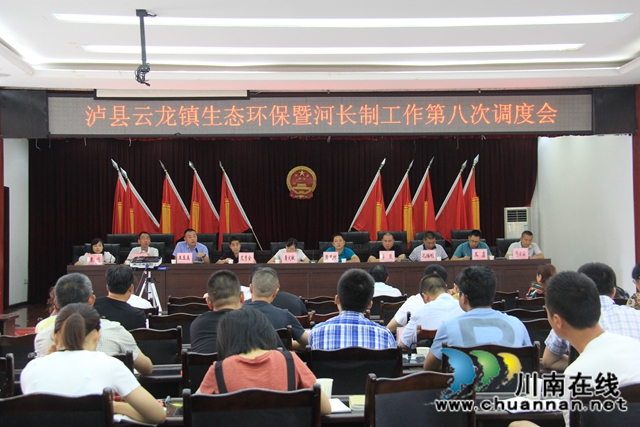 泸县云龙镇召开生态环保暨河长制工作第八次会议(图1)