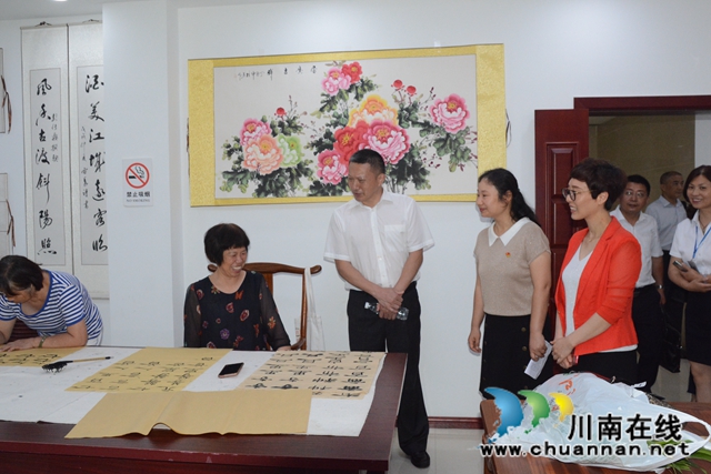 冉雷波率队到江阳区茜草街道匠心社区调研指导(图1)