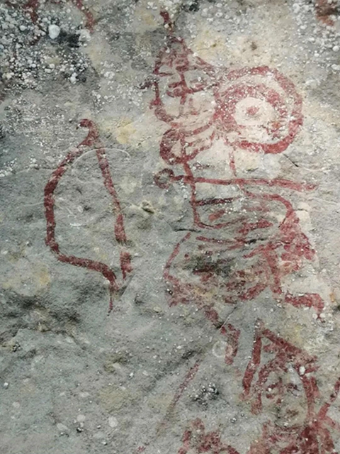 宜宾珙县发现坟景子僰人岩画群