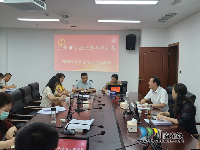 泸州市自然资源和规划局召开扫黑除恶工作推进会(图1)