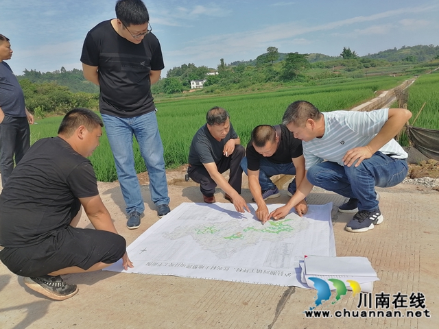 泸县潮河镇王坪村、红兴村省级投资土地整理项目顺利通过县级初验(图1)