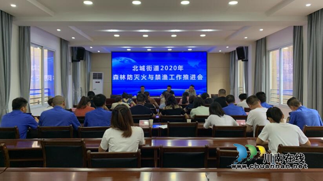 江阳区北城街道对森林防灭火和禁渔工作进行再安排再部署(图1)