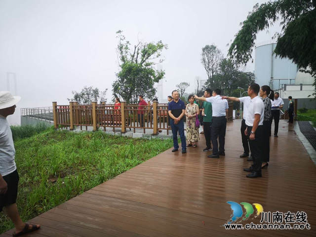 “省安全社区”评审专家组调研龙马潭区罗汉街道(图2)