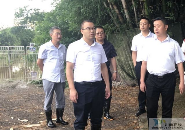 县委常委、县总工会主席杨双全到玉蟾街道督导汛期安全工作(图2)