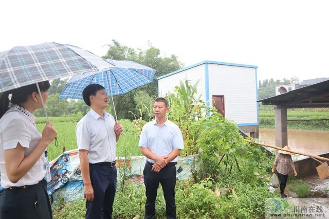 副县长朱大清到云龙镇督导防汛减灾工作(图2)