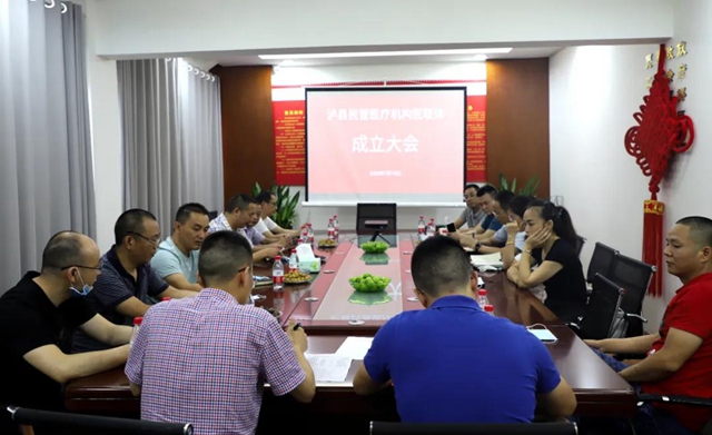 泸县民营医疗机构医联体理事会成立