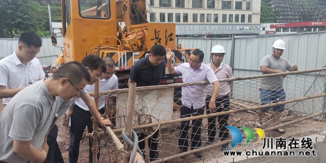 肖刚率队督导泸县污水处理设施建设项目(图1) 肖刚率队督导泸县污水处理设施建设项目(图1)