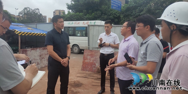 肖刚率队督导泸县污水处理设施建设项目(图2) 肖刚率队督导泸县污水处理设施建设项目(图2)