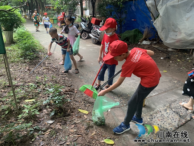 江阳区华阳街道竹苑社区开展“成长吧青少年—爱心公益”系列社会实践活动（二）(图2)