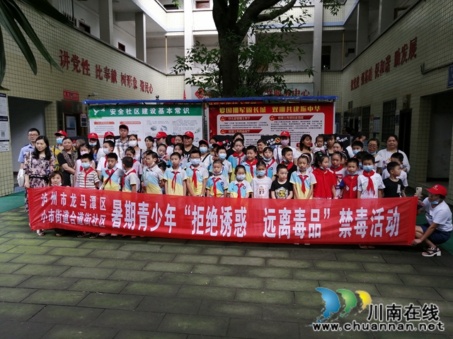 龙马潭区小市街道合道街社区开展暑期青少年禁毒宣传讲座活动(图2)