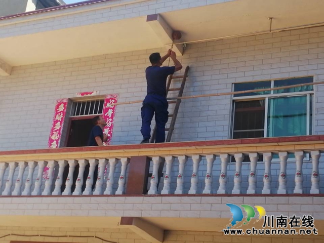 泸县应急救援大队石马五中队到立石镇开展“马蜂窝清剿”行动(图3)