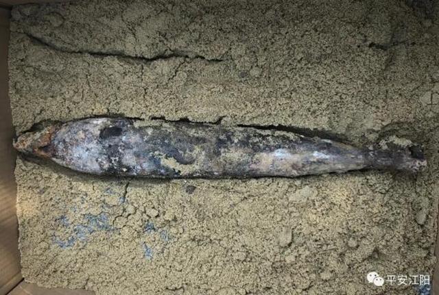 泸州北城雨污分流施工现场挖出炮弹！警方到场紧急处置(图3)