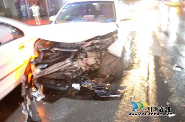 合江：教训还不够? 醉酒驾驶导致四车连撞！(图5)