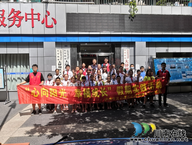 龙马潭区红星街道大驿坝社区开展暑期社会实践活动(图2)