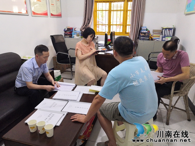 龙马潭区小市街道开展地灾防治督查(图1)