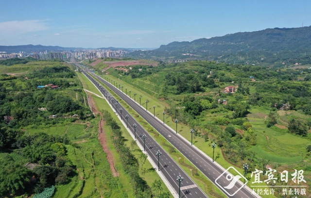5分钟到赵场！宜宾这条高颜值城市大道全线贯通(图4)