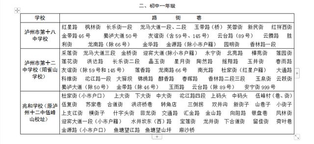 速递|龙马潭区2020年主城区小学、初中招生划片公告 （第一批次：主城区户籍类）出炉！(图2)