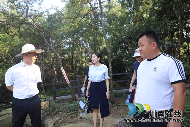 朱海斌到泸县玉蟾街道督导脱贫攻坚、森林防灭火工作(图1)