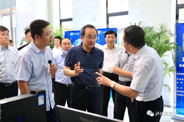 王宁莅临泸州国家高新区考察(图4)