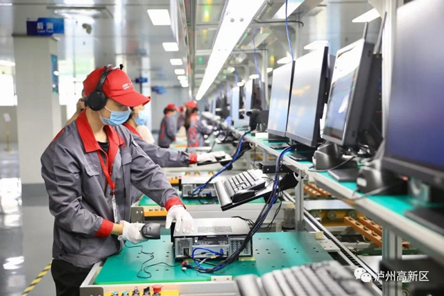 王宁莅临泸州国家高新区考察(图7)