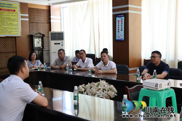 章磊到泸县云龙镇督导企业安全工作(图1)