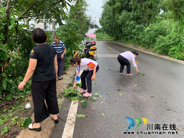 内江经开区靖民镇凉风社区：网巡偶遇“拦路虎”，“格格”积极消隐患(图3)