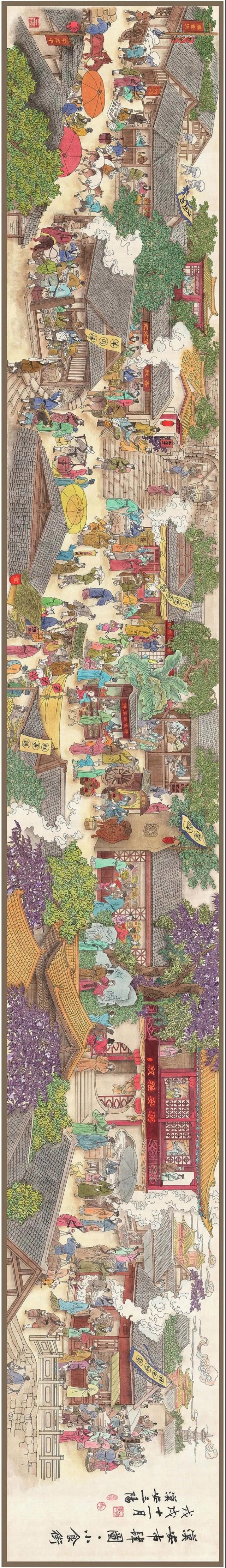 看过的人都被深深震撼！内江版“清明上河图”惊现——(图3)