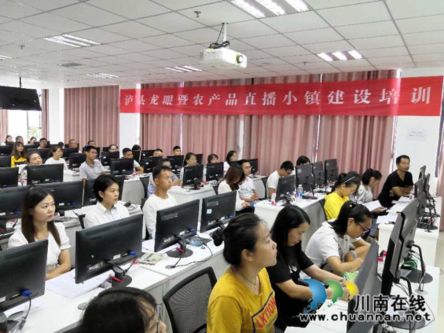 打造带货“网红”！泸县龙眼暨农产品直播小镇建设培训班开班