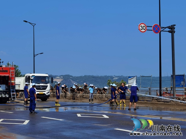 龙马潭：洪水退去 生产生活正有序恢复