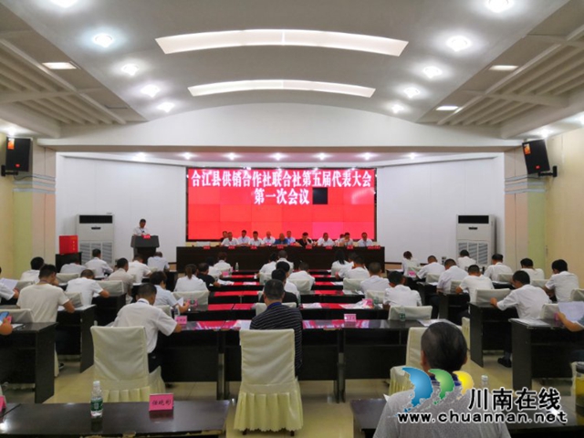 合江县供销合作社联合社召开换届选举大会(图1)