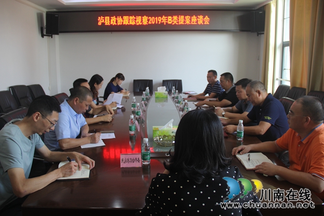 泸县政协跟踪督查县综合行政执法局2019年重点B类提案办理情况(图1)