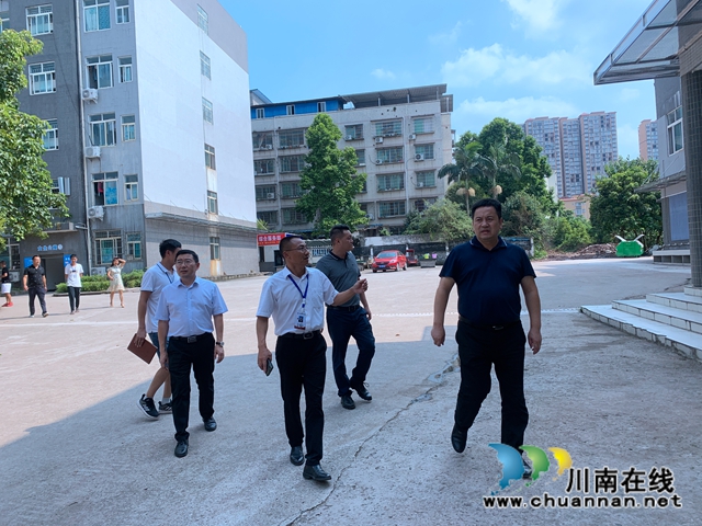 先泽平到泸县建校龙城校区检查开学工作(图1)