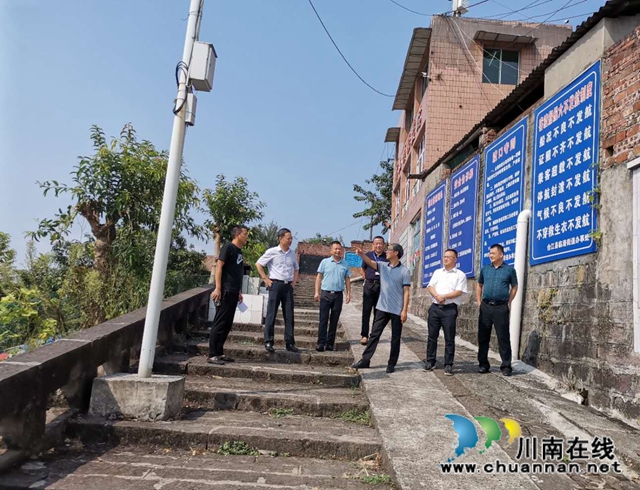 省应急管理厅调研组到合江县督导调研(图1)