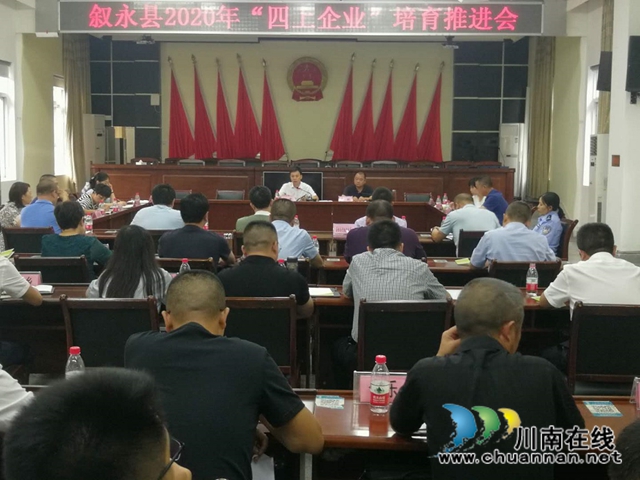 叙永县组织召开2020年“四上企业”培育工作推进会(图1)