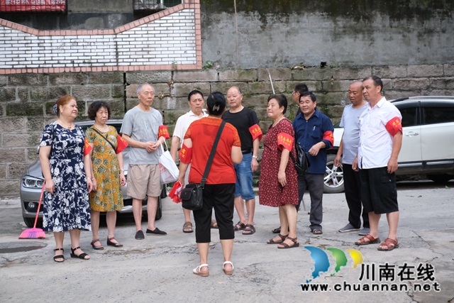 龙马潭区小市街道：退休党员发挥余热 助力文明城市建设(图8)