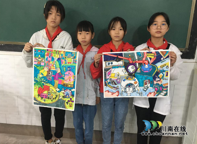 合江县白鹿镇马庙小学开展青少年科技创新活动