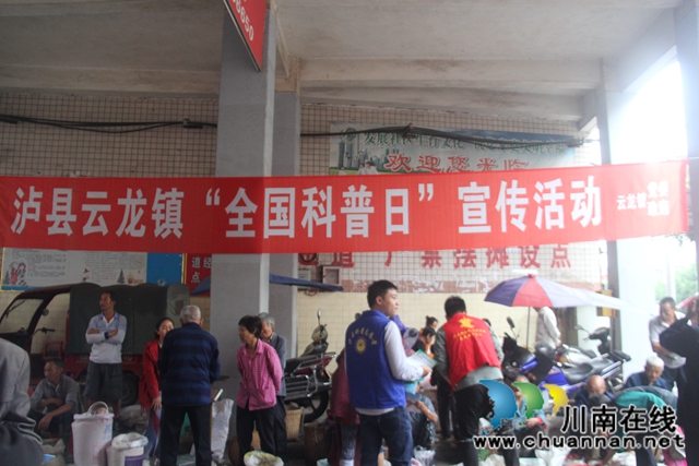 泸县云龙镇开展网络安全宣传周暨全国科普日宣传活动(图4)