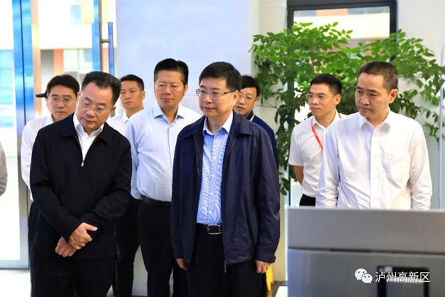 重庆市涪陵区党政代表团莅临泸州国家高新区考察(图2)