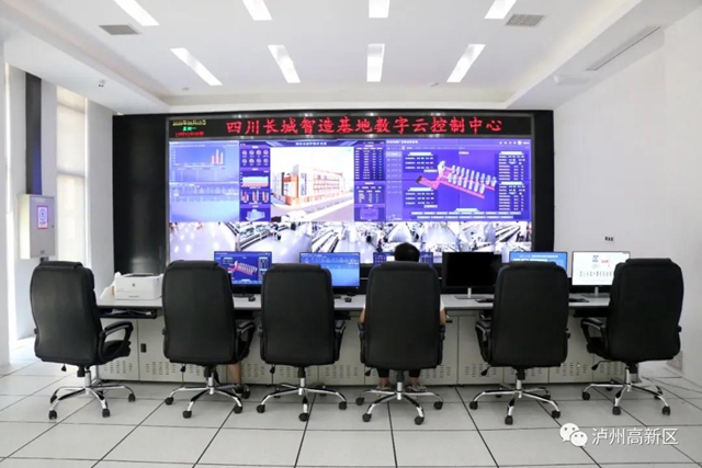 成都银行行长王涛一行到泸州国家高新区考察(图6)