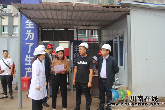 杨开春到泸县云龙镇督导云龙卫生院外科综合大楼项目建设工作(图1)