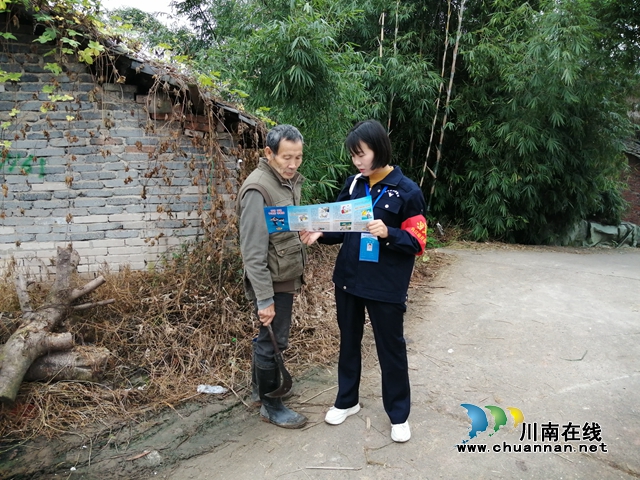 内江经开区靖民镇沱江社区：防范网络诈骗，你我义无反顾