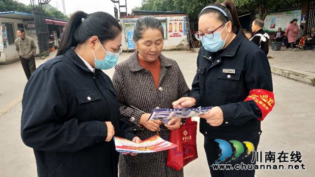 内江经开区双雁社区：积极开展消防宣传，促安全保平安