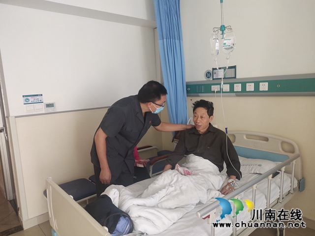 纳溪：案款送至病榻前，司法为民人心暖