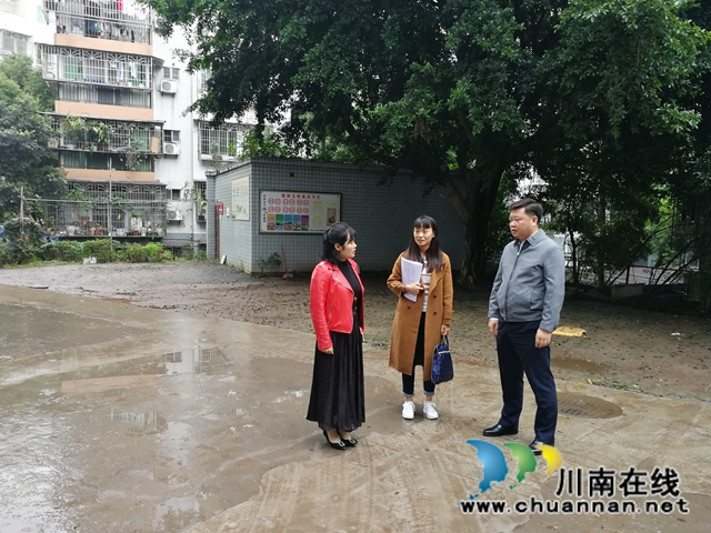 泸县玉蟾街道开展创文工作督查