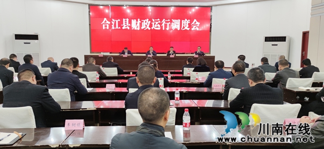 合江县召开财政运行调度会