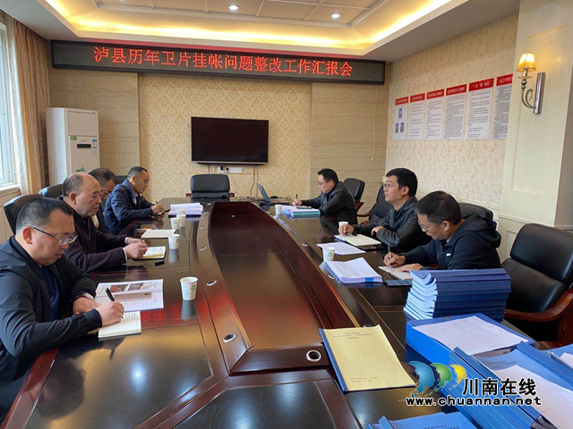 泸州市国土资源执法监察支队到泸县督查历年卫片挂账问题整改工作