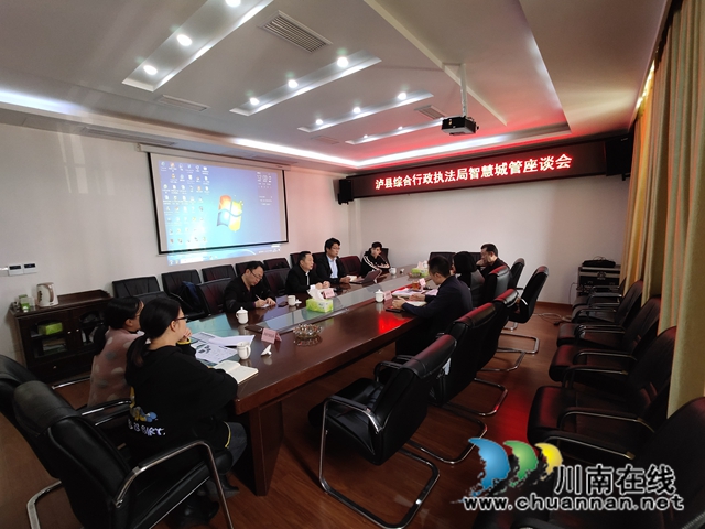 泸县综合行政执法局召开智慧城管交流会(图2)